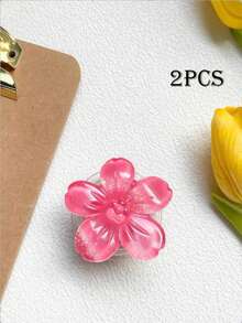 1pc/2pcs Cute 3D Flower Foldable Phone Holder, Fresh Floral Adhesive Bubble Phone Stand, Extendable Flower Phone Grip Holder, Suitable For Smartphones, Tablets And Phone Accessories, Ideal Gift For Friends - Multicolor - View 24