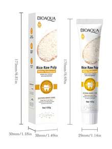 Bioaqua Rice Pulp Whitening Toothpaste 100g - Fresco - View 4
