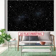 1pc Black Starry Sky Theme Banner, Made Of Polyester Material, Suitable For Birthday Parties, Starry Sky-Themed Gatherings,Dinner Settings,Background For Photography,Outdoor / Indoor.Great For Gatherings With Friends,Yard Decoration,Universal Theme. - A - View 3