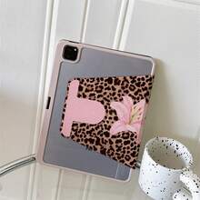 1件豹紋粉色百合花平板保護殼，適用於 iPad Air 6/5/4 與 10 (10.9 吋) - 適用於 iPad Pro 2024、Air M3/A16 2025，適用於 Galaxy Tab S9 FE/S8 Plus/S7/S10，適用於 OPPO Pad，適用於 MatePad，適用於 Vivo Pad，適用於 Honor Pad，適用於 Xiaoxin Pad - 彩色 - 查看 7