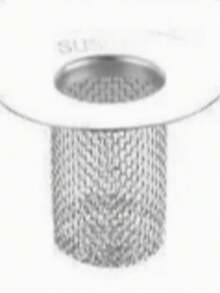 1pc Short Stainless Steel Floor Drain Filter, Cylindrical Mesh Design To Trap Hair And Debris, Prevent Clogging, Wide Flange Cover For Easy Removal And Cleaning, Fine Mesh For Smooth Drainage, Universal For Kitchen And Bathroom Sinks, Drain Clog Prevention Filter, Kitchen And Bathroom Pipe Debris Collector - Multicolor - View 9