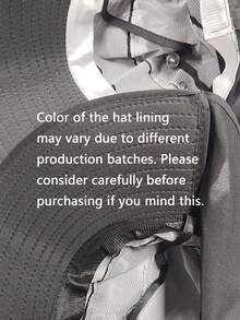1pc Summer Sun Hat, Wide Brim UV Protection, Unisex Bucket Hat With Neck Cover, Suitable For Outdoor Activities Like Hiking, Fishing (Adjustable Strap Style May Vary Due To Production Batch) - A - View 12