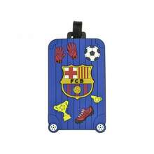 FC Barcelona Crest Luggage Tag - Blue/Multicoloured - View 1