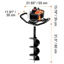 Earth Augers - Orange + Black - View 10
