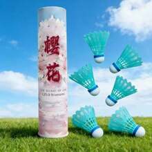 Nylon Badminton Shuttlecocks, Durable For Practice, Training And Matches, Indoor/Outdoor, Wind-Resistant And Stable - Multicolor - View 3