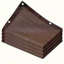 Brown UV Protection Sun Shade Sail, Rectangular Sun Canopy, Outdoor Sun Shade Fabric, UV Protection, Multi-Season UV Protection, Portable Rectangular Sun Shade Fabric, Suitable For RV Extension Area, Picnic, Carport, Plants, Garden, Balcony And Porch Roof, Also Suitable For Outdoor Patio, Pool, Garden, Yard, Lawn And Carport - Multicolor - View 7