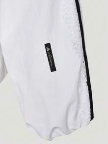 Adidas Women's DCE LACE JKT Woven Hoodless Jacket LE7041 - Black and White - View 3