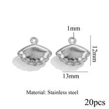 20-Piece Set Of 304 Stainless Steel 18K Gold-Plated Fashionable Star, Moon, And Geometric Pendants For DIY Necklace, Bracelet, And Jewelry Making - 1 Pendant - View 10