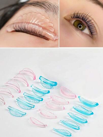 10pcs/5 Sizes Eyelash Lifting Pads, 2025 New Glue-Free Eyelash Lifting Pads, Self-Adhesive Eyelash Lifting Rod, U-Shaped Eyelash Curler Pads, Soft Eyelash Curling Rod, Strong Eyelash Curler