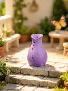 6pcs/Set Mini Resin Flower Vase Set, DIY Miniature Model Small Decor, Suitable For Home, Office And Other Desktop Decoration, Outdoor Garden Potted Plant Decoration, Perfect Holiday Gift - Resin Small Vase - View 9