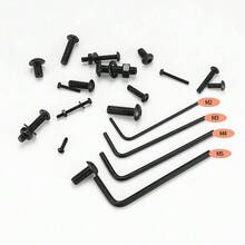 1225pcs Stainless Steel Hex Screws And Socket Bolts Nuts Set Assorted M2 M3 M4 M5 - 23T-WIN-UK-Nuts-1225PCS - View 7