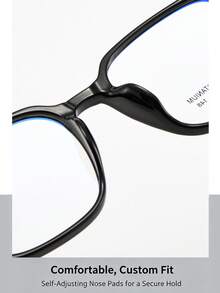 A New Vintage Ultra-Lightweight Titanium Alloy Eyeglass Frame For Men Business Big Square Frame Brand Design Flat Lenses Glasses Unisex - A - View 6