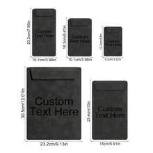 [Custom] A4/A5/A6/A7 Leather Clipboard Set | Customizable Name + Multiple Colors | Hard Clipboard + Loose-Leaf Binder + File Folder | Suitable For Office Meetings, File Organization, Back To School, Exam Storage | Personalized Gift, For Teacher - Leather Folder (multi-color) - View 11
