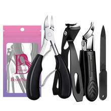 2/3/4pcs Nail Clipper Set, Angled Toenail Clipper, Ingrown Nail Clipper, Thick Nail Clipper With Debris Slot, Foot Care Tools, Toenail Scissors - Multicolor - View 9