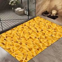 Pasta Print Long Runner Rug, Home Indoor Decoration, Kitchen Long Mat, Entryway Doormat, Hallway Entrance Decor, Bedroom Bedside Rug, Living Room Rug, Laundry Room Mat, Bathroom Bath Mat, Suitable For Apartment, Dorm And Home Daily Decor - Multicolor - View 4