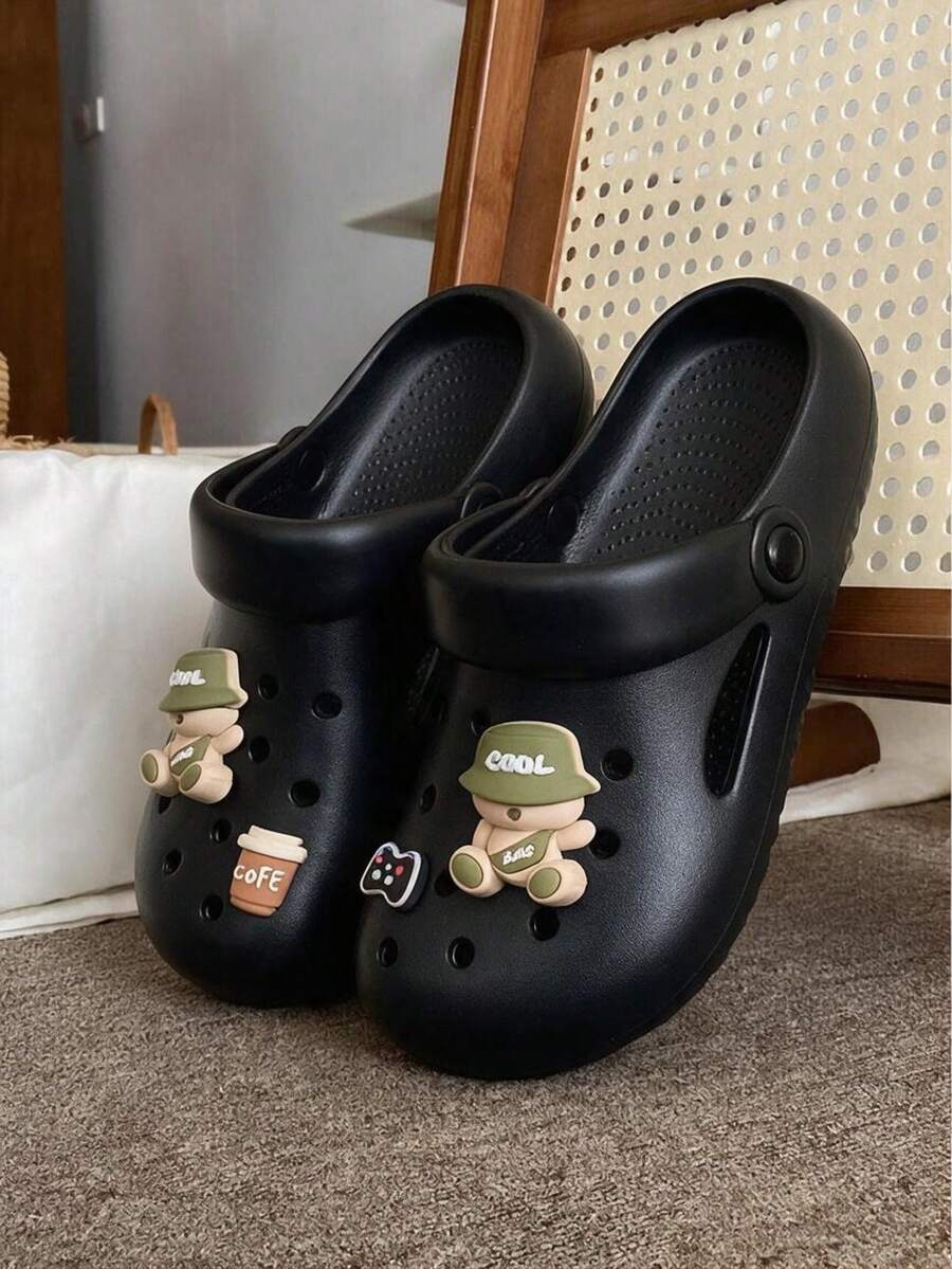 2026 New Fashion Versatile EVA Clogs, Thick Sole Anti-Slip Comfortable Beach Sandals