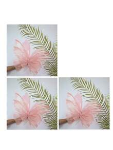 1/3pcs Artificial Butterfly Flowers, Artificial Wedding Butterfly Decor, 3D Butterfly Wall Decoration, Silk Artificial Butterfly, Wedding Decoration, Wedding Venue Decor, Outdoor Garden Decor, Store Window Birthday Party Theme Decor, Summer Decoration, Home Living Room Decor, Wreath Decoration, Large Floral Decoration, Table Centerpiece Decor, Patio Balcony Decor, Wall Decor, Gift - Multicolor - View 15