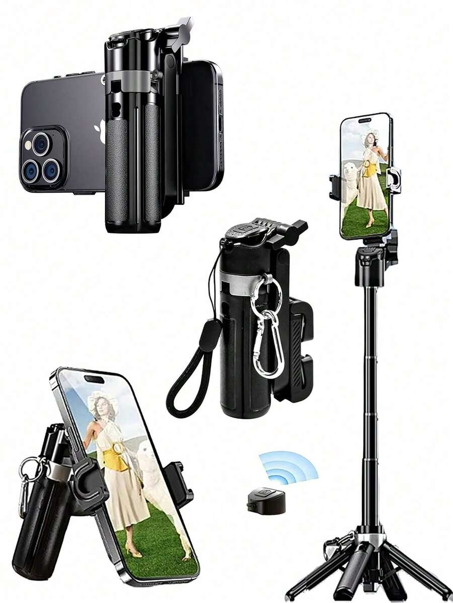 Selfiestick & Tripod Head - Multicolor - View 1