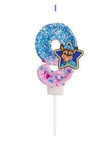 Paw Patrol 1pc Cartoon Animal Puppy Double Color Digital Candle, Commemorative Decoration For Friends' Gathering And Birthday, Scene Decoration Setup, Home Decoration, Room Decoration, Wedding, Kitchen, Squishies - View 11