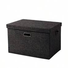 Foldable Storage Box With Lid For Home Clothes And Toys Organization - View 9