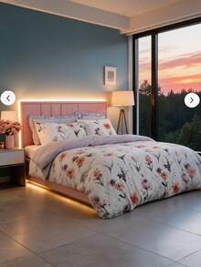 Always Home- Duvet Set - Cozy Set With Pillow - Multicolor - View 7