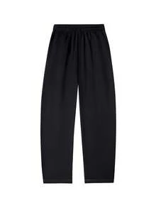 Men's Autumn/Winter Casual Fashion Outdoor Thermal Lined Hooded Sweatshirt & Thermal Lined Sweatpants Set - Black - View 5