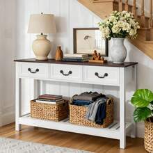 Sofa & Console Tables - White - View 9
