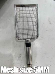 1pc Garden Soil Sieve, Stainless Steel Sand And Compost Sifter With Handle, Suitable For Sifting Stones, Applicable For Yard, Lawn And Garden - Multicolor - View 11