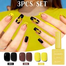 3pcs 15ml Gel Nail Polish Set, Matching Color Bottles, Glossy 3 Color Gel For Women, DIY Nail Art & Home Manicure, Spring Summer Fall Winter Nails, All-Season Nail Color Collection For Daily Use, At-Home Manicure And Nail Styling - Multicolor - View 31