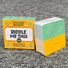 1 Set Best-Selling English-Spanish Bilingual After-Dinner Entertainment Card Game, Suitable For Evening Games - Multicolor - View 8