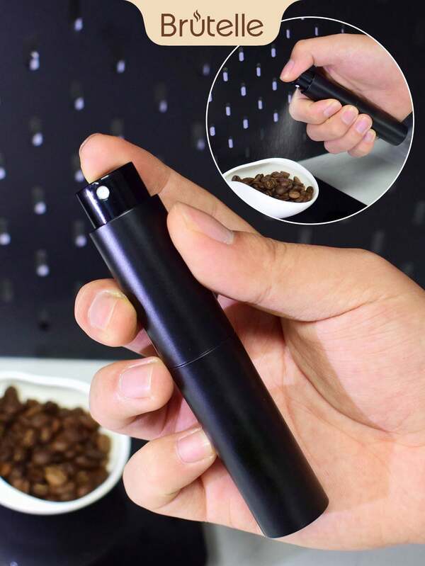1 pieza Botella rociadora de niebla de granos de café Brutelle, Vaporizador de perfume portátil de 10ml, apto para el hogar, la oficina, los viajes y el dormitorio
