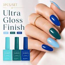 3pcs 15ml Gel Nail Polish Set, Matching Color Bottles, Glossy 3 Color Gel For Women, DIY Nail Art & Home Manicure, Spring Summer Fall Winter Nails, All-Season Nail Color Collection For Daily Use, At-Home Manicure And Nail Styling - Multicolor - View 48