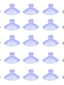 30/40/50/100Pcs Small Suction Cups, No Hook Holes, Transparent 0.78Inch, Window Suction Cups, Reusable, Mini Suction Cups, Easy To Disassemble, Suitable For Car Windows And Glass Tabletops, Smooth Surface, Decoration, Auxiliary Hooks - View 5
