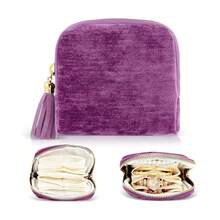 Mini Travel Jewelry Organizer Case With Tassel, Zipper Jewelry Storage Pouch For Earrings, Rings, Necklaces & Bracelets, Portable Gift For Women - Multicolor - View 15
