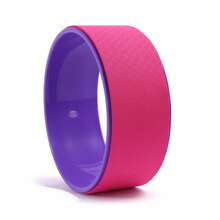 Dual Color Anti-Slip Yoga Wheel, Thick Hard Inner Ring, Pressure Resistant, Yoga Back Bend & Pilates Spine Relief Fitness Tool - Multicolor - View 11