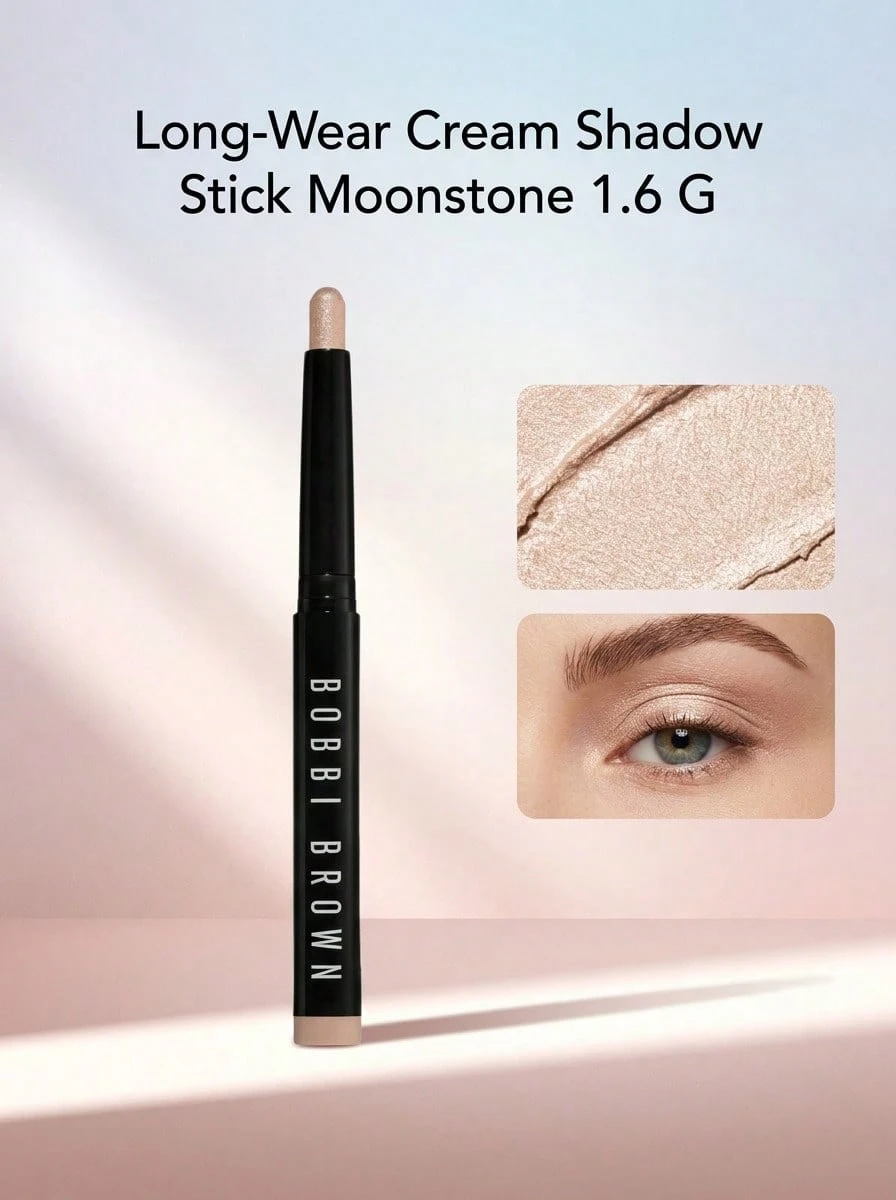 Bobbi Brown Long-Wear Cream Shadow Stick Moonstone 1.6 G – Eyeshadow Stick, Waterproof, For Makeup Enthusiasts, Moonstone, Suitable For Daily Eye Makeup - Moonstone - View 1