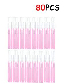80/5PCS One-Time Use Mascara Brush With Cap, Colorful Spiral Eyelash Comb, Beauty Tool For Eyebrows, Mascara Brush, Makeup Tool, Easy To Carry When Going Out - Multicolor - View 9