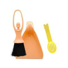 3 Pieces Set: Mini Broom And Dustpan, Hamster Sand Scoop, Cleaning Brush And Cleanup Tool - Perfect For Cleaning Cages Of Hamsters, Rabbits, Reptiles And Other Small Pets. - 3-piece Set - View 12