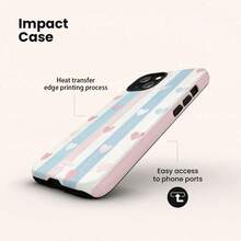 VESPOP Striped Element Fashion Phone Case - Compatible With Iphone 18/17/16/15/14/13/12/11 Pro Max/Pro Plus/12 Mini/13 Mini, Compatible With Galaxy S26 S25 S24 S23 S22 S21 Plus Ultra, Compatible With Pixel 8 9 10 PRO - Mixed Color 1 - View 2