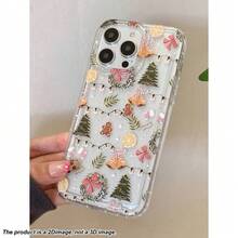 Christmas Atmosphere Air Cushion Shockproof Protective Phone Case Compatible With Iphone 11/12/13/14/15/16/16 Pro/16 Pro Max/17/17 Pro/17 Pro Max/18 Pro/18 Pro Max - Multicolor - View 1