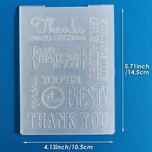 Christmas Embossing Plates, Snowflake, Christmas Tree, Decorative Ball, Thanksgiving Text, Floral Pattern Embossing Templates, For Greeting Card Making, Scrapbooking, DIY Paper Craft - Christmas-1 - View 15
