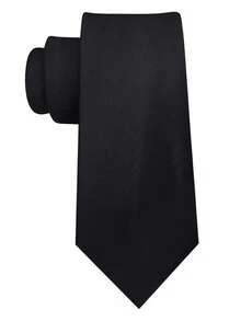 1PC Men's Minimalist Versatile 8cm Black Tie, Suitable For Daily Work, Weddings, Gatherings And Parties - Black - View 6