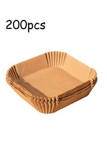 Disposable Air Fryer Paper Non-Stick Baking Paper Air Fryer Parchment Paper Liners Oilproof And Waterproof Suitable For Microwave Oven And Outdoor Kitchen Compatible With Most Air Fryers For Easy Cooking - Multicolor - View 12
