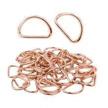 30PCS Metal D-Shaped Rings, Multi-Functional Charming D-Shaped Buckles, Suitable For DIY Keychains, Bag Charms, Straps, Belts, Collars And Other Accessories And Crafts, Suitable For Making Halloween Decorations, Christmas Decorations, Very Charming Jewelry Making Materials - One Size - View 5