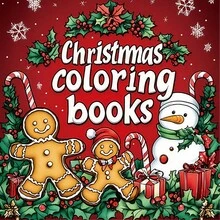 1 Adult Coloring Book 24 Pages Christmas Coloring Book, Minimalist Bold Line Winter Christmas Illustrations, Fun Holiday Activity Coloring Workbook, Perfect Christmas Gift For Boys And Girls - Multiple Styles - View 1