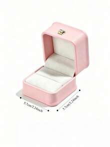 Newborn Photography Ring Prop Heart-Shaped Crystal Ring Baby Milestone Commemorative Photo Shooting Accessory - Multicolor - View 11