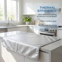 Portable Quilted Silver-Coated Ironing Pad, Foldable, Suitable For Washing Machine, Dryer, Desktop And Other Scenarios, Convenient For Ironing Clothes Anytime, Suitable For Travel And Home Use - Flat Style - View 7