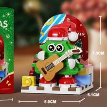 Christmas Band Building Blocks Series, ABS Material, Stage Band Matching, Perfect For Desktop Mini Decor, Gift Recommendation. Girls Gift, Christmas, Halloween, Carnival Party Gift. - Multicolor - View 9