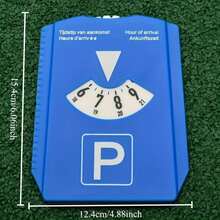 3pcs Digital Parking Timer With Ice Scraper, 4 Languages Display (English/Dutch/German/French), 24-Hour Display, Battery-Free Operation, Compatible With Parking Meters And Vehicle Safety - A - View 8