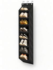 Over-The-Door Shoe Organizer (6-Tier/8-Tier) – Space-Saving Hanging Shoe Rack Suitable For Doors Or Walls; Features High-Capacity, Deep Pockets (Options Ranging From 6 To 16 Pockets). Ideal For Apartments And Dormitories; A Great Holiday Gift. - Multicolor - View 16